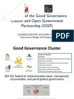 Overview of Gov Cluster and OGP 