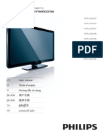 Philips TV 32pfl3605 Manual