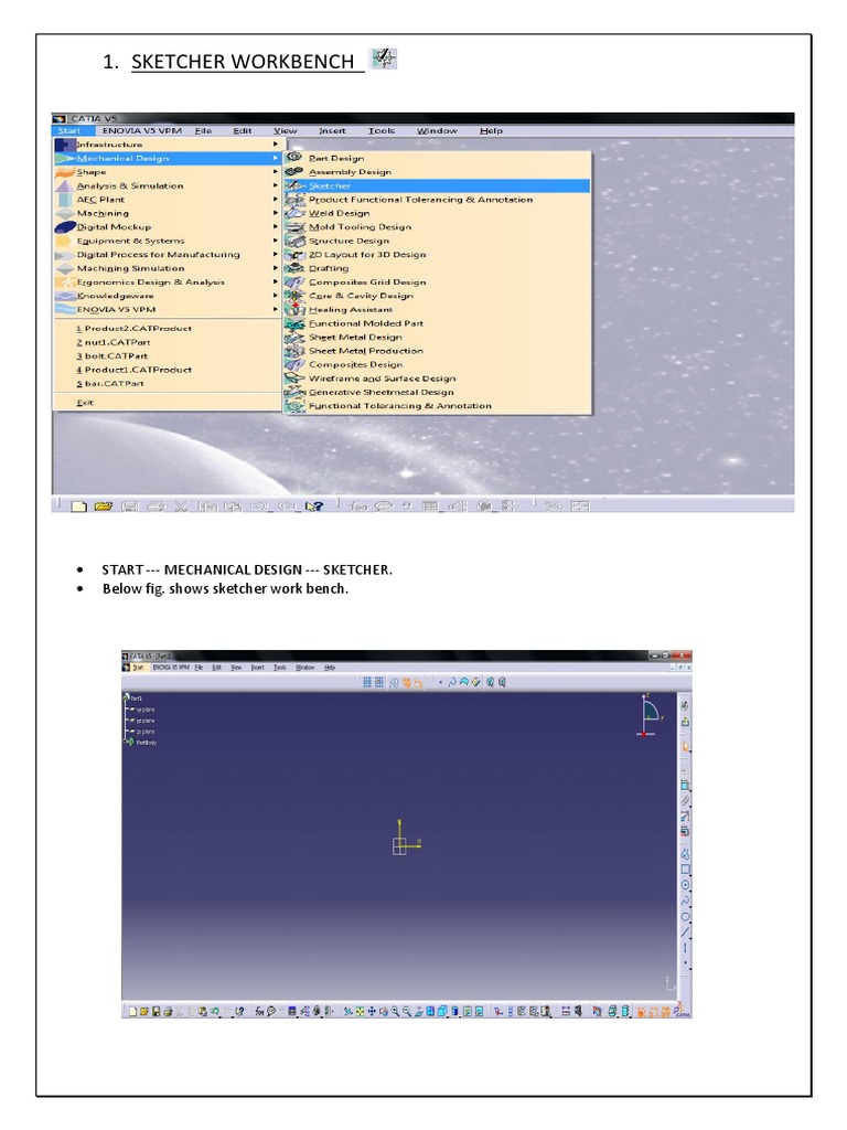 Catia Tutorial | PDF