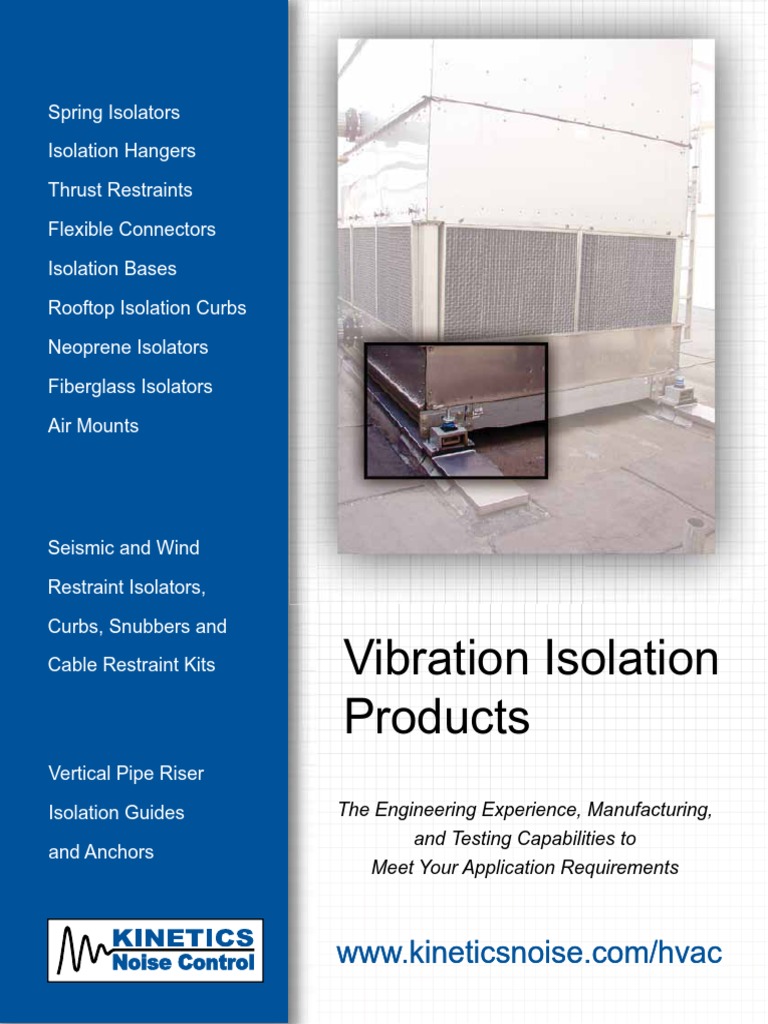 Vibration Isolation PDF Mechanical Fan Duct (Flow)