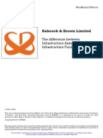 Babcock & Brown Limited - The Difference Between Infrsatructure Assets and Infrastructure Funds PDF
