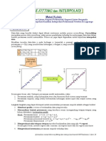 Curve Fitting Dan Interpolasi Doc Dy