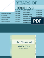 The Years of Voiceless