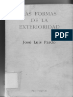 Jose Luis Pardo - Las Formas de La Exterioridad