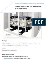 Electrical-Engineering-portal.com-An Example of Calculating Transformer Size and Voltage Drop Due to Starting of Large Motor