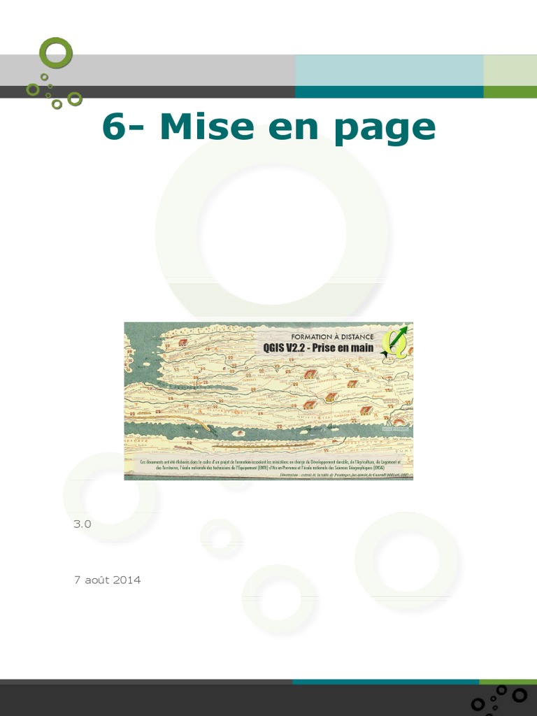 Mise en Page Carte Sur Qgis PDF Mise en page Police d