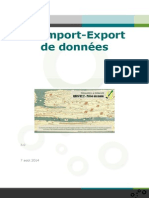 Import Export de données