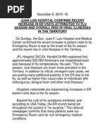 Jfl Press Release October 25 14 13 Blood Donation Medicine