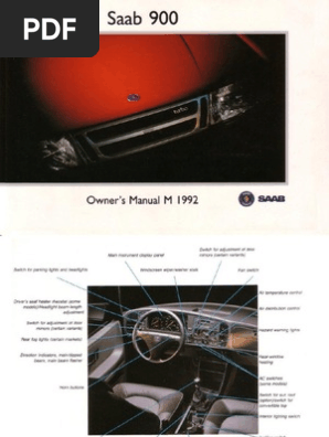 アクセサリー SAAB 900 official service manual SAAB 900 Service Repair Workshop Manual