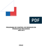 Programa Control Residuos 2013