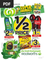 Woolworths grocery catalog Nov 2014