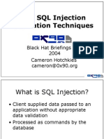 Blind SQL Injection Automation Techniques
