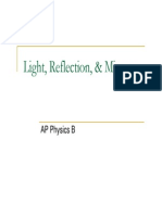 AP Physics B - Reflection and Mirrors
