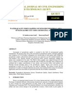 Water Quality Index Mapping of Kengeri Industrial Area of Bangalore City Using Geospatial Analysis