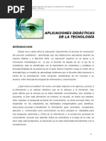 Aplicaciones Didacticas de La Tecnologia