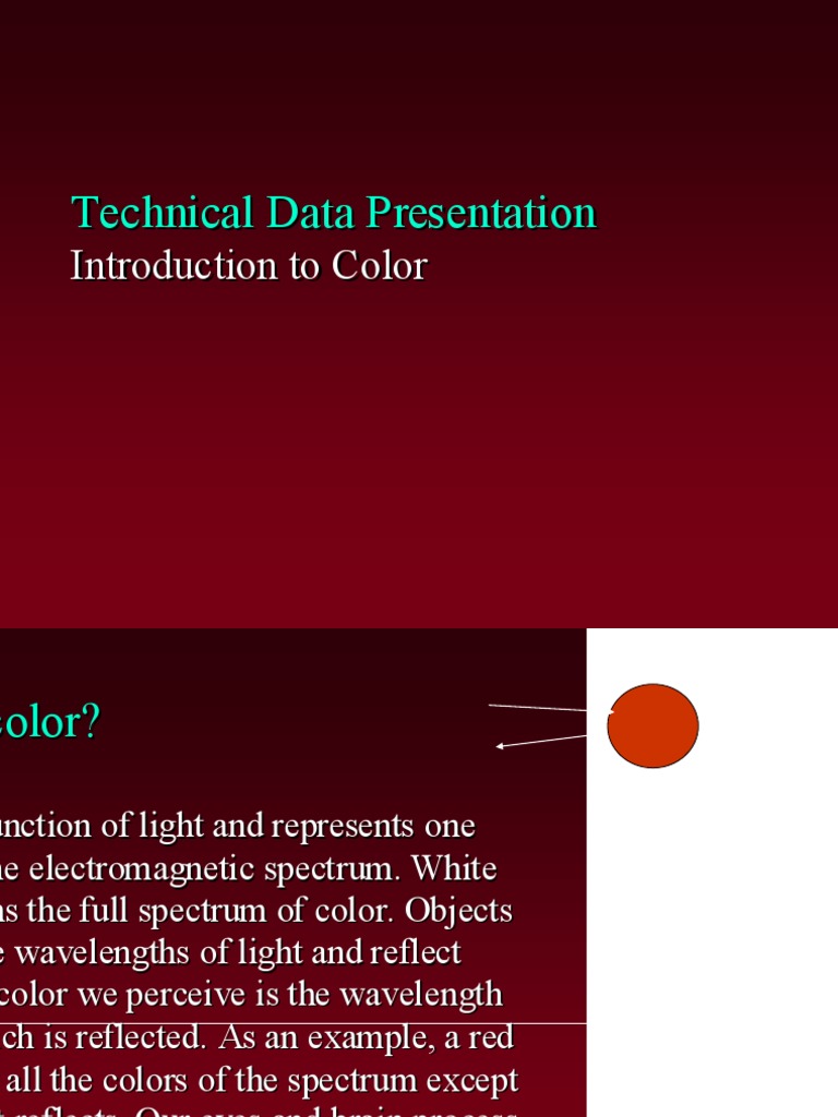 Color Lecture Part 1 | PDF | Color | Magenta