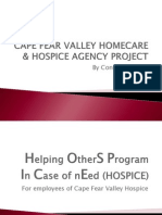 Agency Project For Cape Fear Valley Hospice
