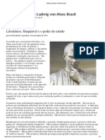 IMB - Libertários, Maquiavel e o Poder Do Estado - Lew Rockwell PDF