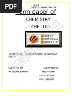 Chemistry of Daily Life