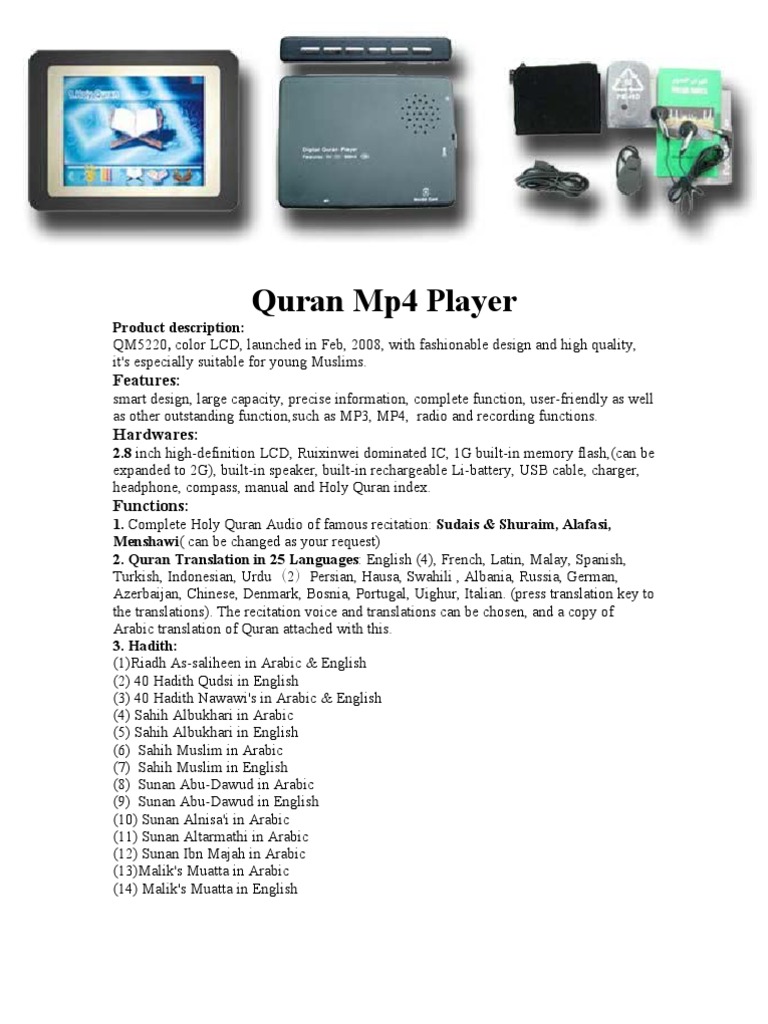 Quran Mp4 Player by Learn Al Quran TK Duas Quran Translation Tafseer HAdith and Much More