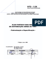 Ntd 3.36 - Elos Fusveis Para Redes de Distribuio Area de 15kv