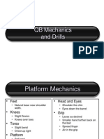 QB Mechanics and Drills