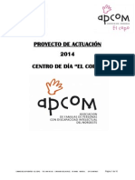 Proyecto Actuación Centro de Día El Copo Contrato 2015