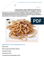 Blog - Giallozafferano.it-Pici Con Sugo Aglione