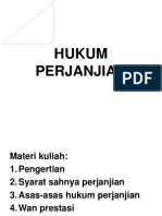 Hukum Perjanjian