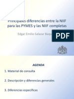 Diferencias NIIF y NIIF Para Pymes