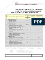 Program de Control Al Fazelor Determinante - Electrice