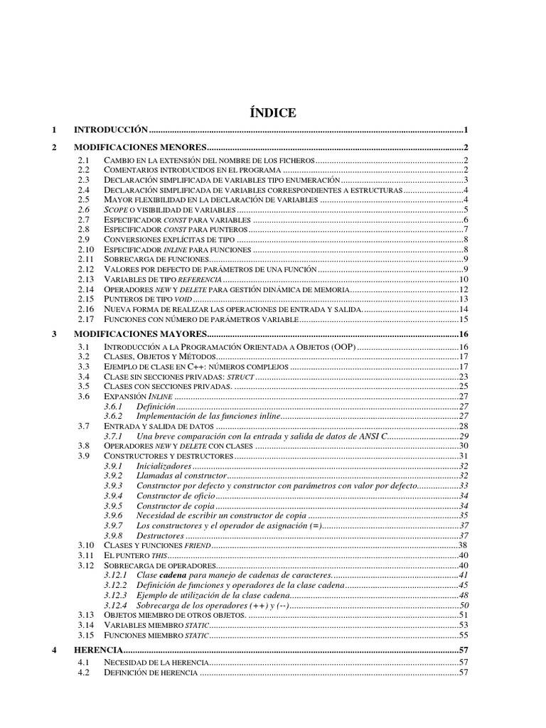 Manual de Lenguaje C++ | PDF
