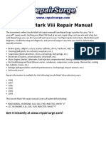 Lincoln Mark Viii Repair Manual 1993-1998