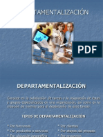 Tipos de Departamentalizacion