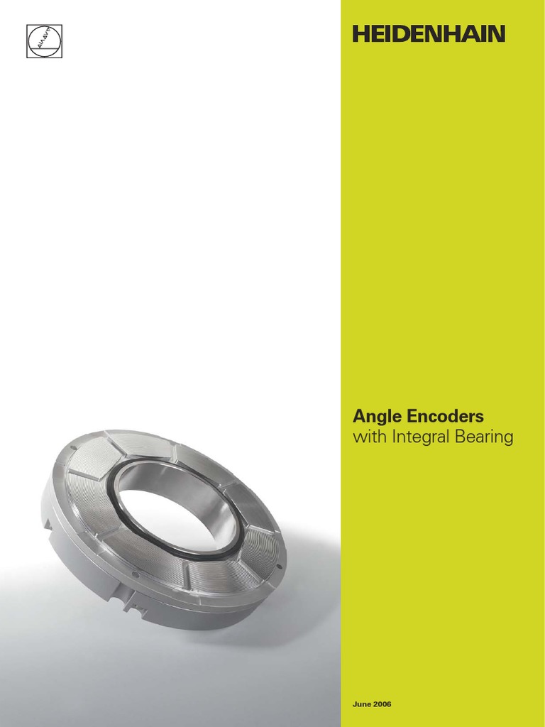 Heidenhain Angle Encoders | PDF | Diffraction | Nut (Hardware)