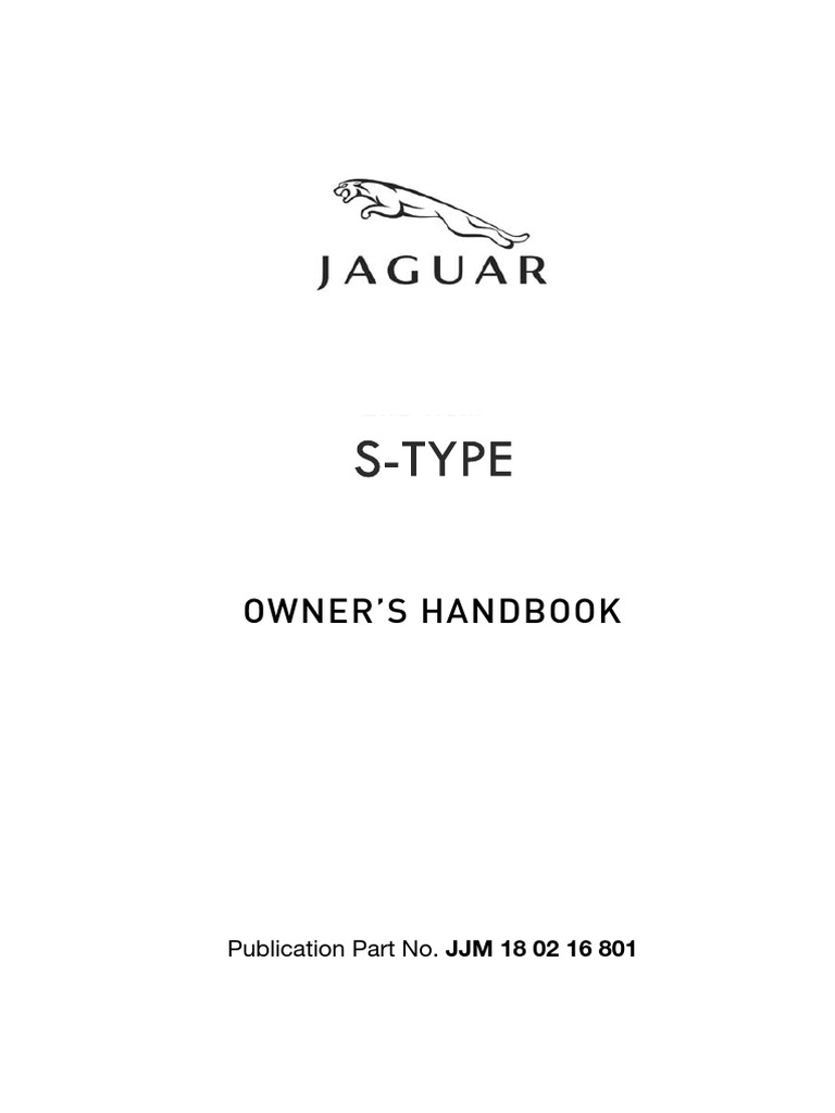 Manual Jaguar SType PDF Automatic Transmission Automotive Industry