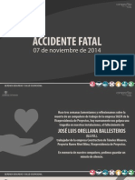 Accidente fatal en mina deja viuda e hijos