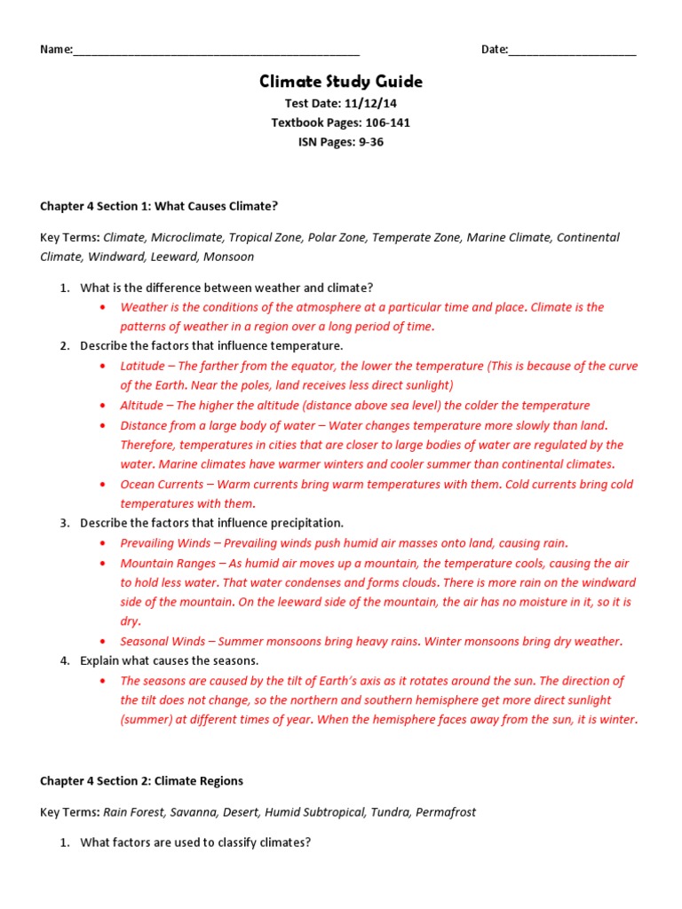 climate-study-guide-answer-key-2014-climate-rain