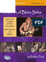 Robben Ford Booklet Wow the Art of Blues Solos