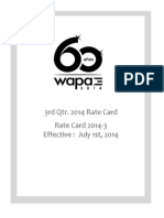 WAPA Rate Card