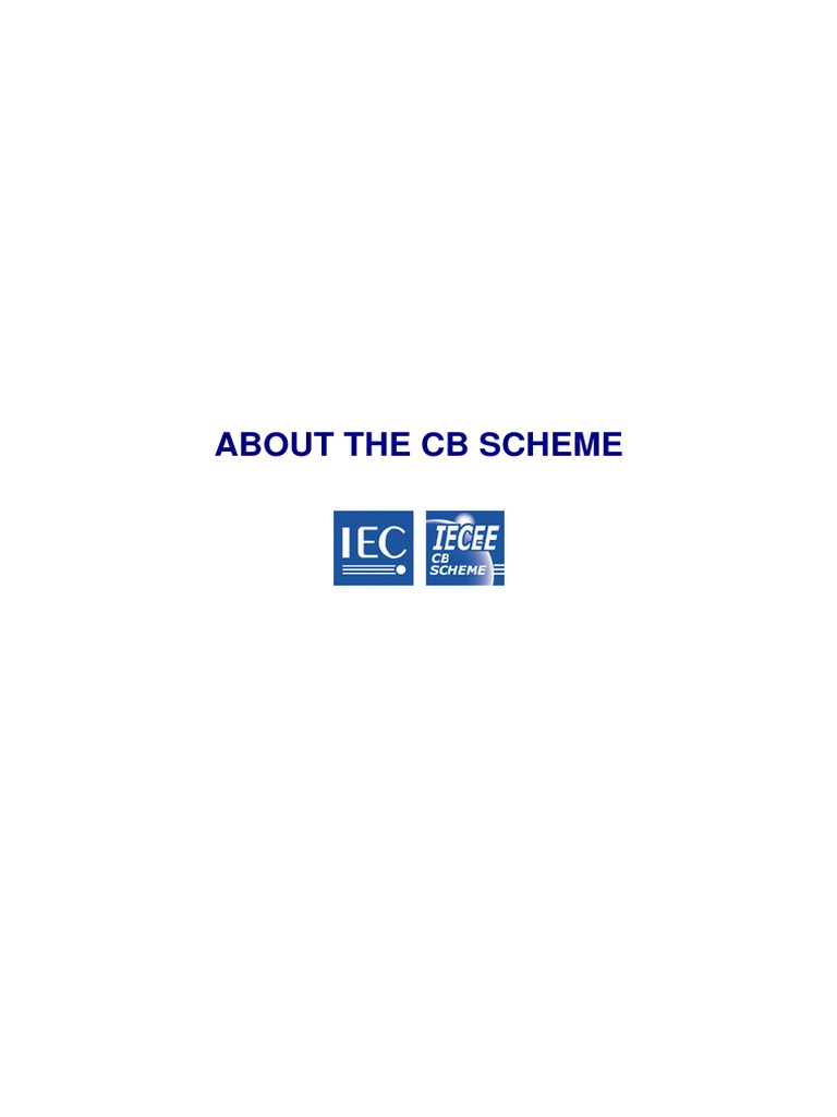 IECEE_About the CB Scheme International Electrotechnical Commission