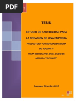 Tesis - Yogurt y Fruta Deshidratada 