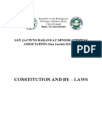 San Jacinto Senior Citizens Constitution