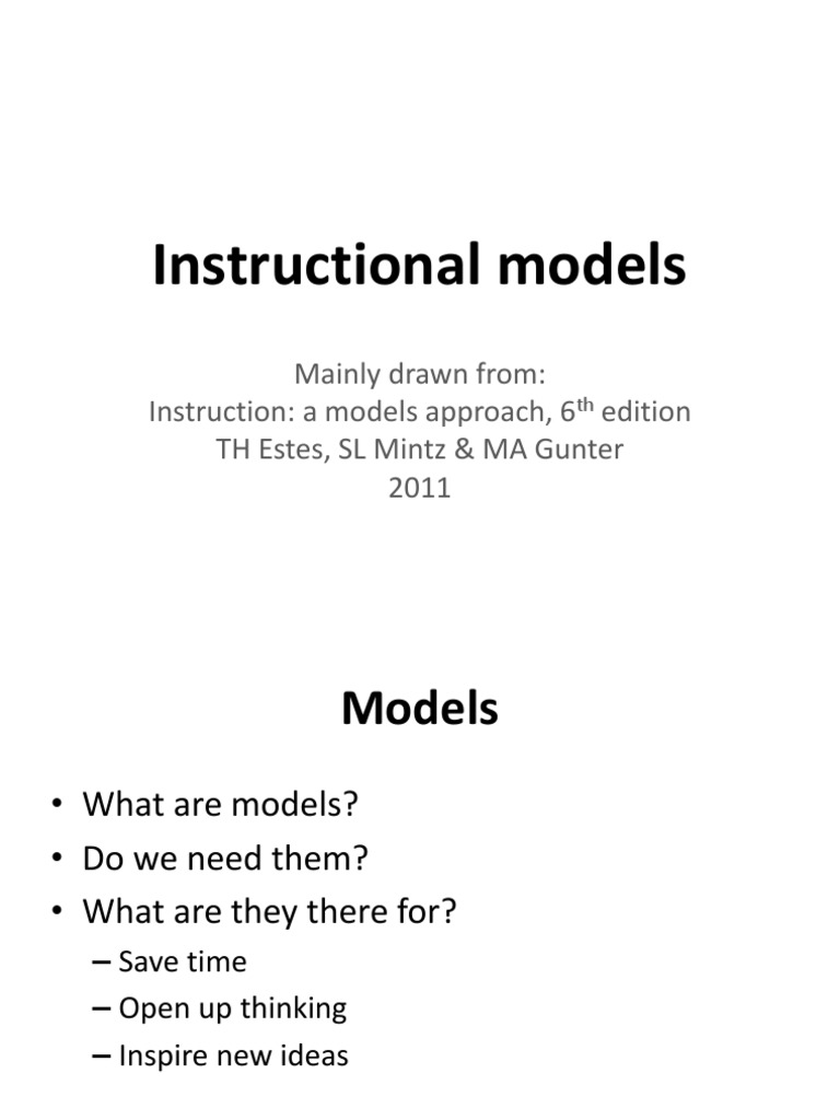 Sem 22 Instructional Models PDF Analogy Concept
