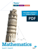 Teacher's Guide To Math SAT