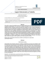 Aprendizagem em Relação Ao Trabalho