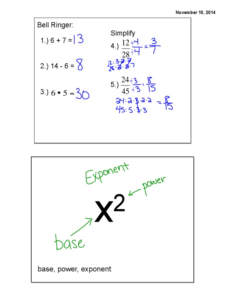 Rules of Exponents Explained | PDF