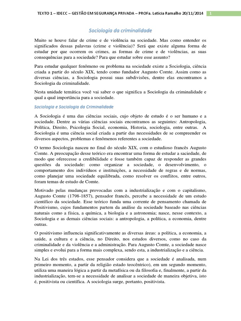 Introdução À Filosofia Do Direito, PDF, Crime e Violência