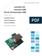WEG SSW 06 Kit de Comunicacao Usb 10000523006 Guia de Instalacao Portugues BR PDF