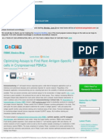 1 - 20062013 - Saguie Bioteach - FC - Optimizing Assays To Find Rare Antigen-Specific T Cells in Cryopreserved PBM